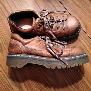 Dr.  Martens vintage brown leather boots,  sz.  6